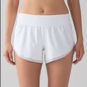 White LuluLemon Shorts!